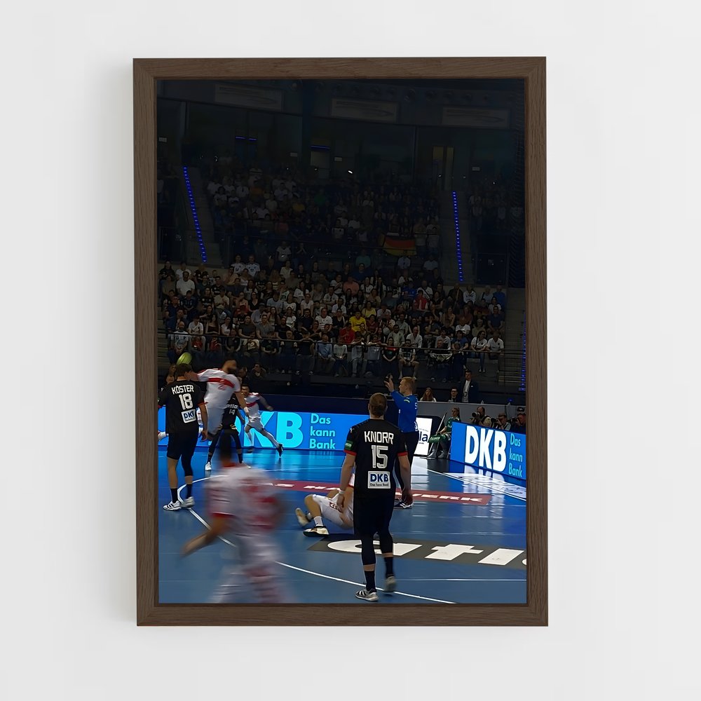 Poster Équipe de Handball Allemagne (vue 5)